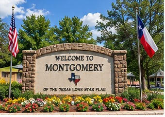 Montgomery Texas community illustration