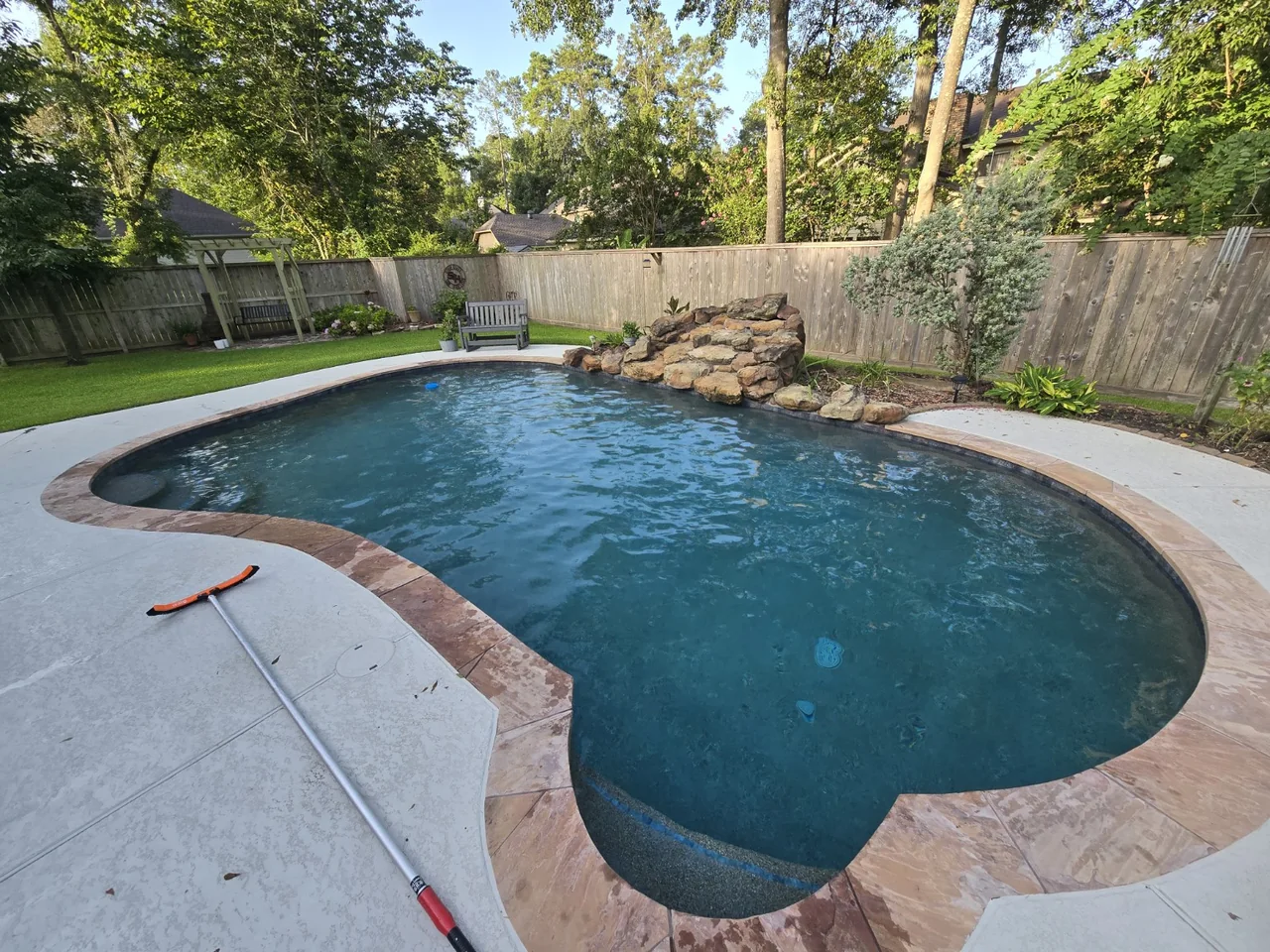Residential weekly pool service by Aqua Heart Pools