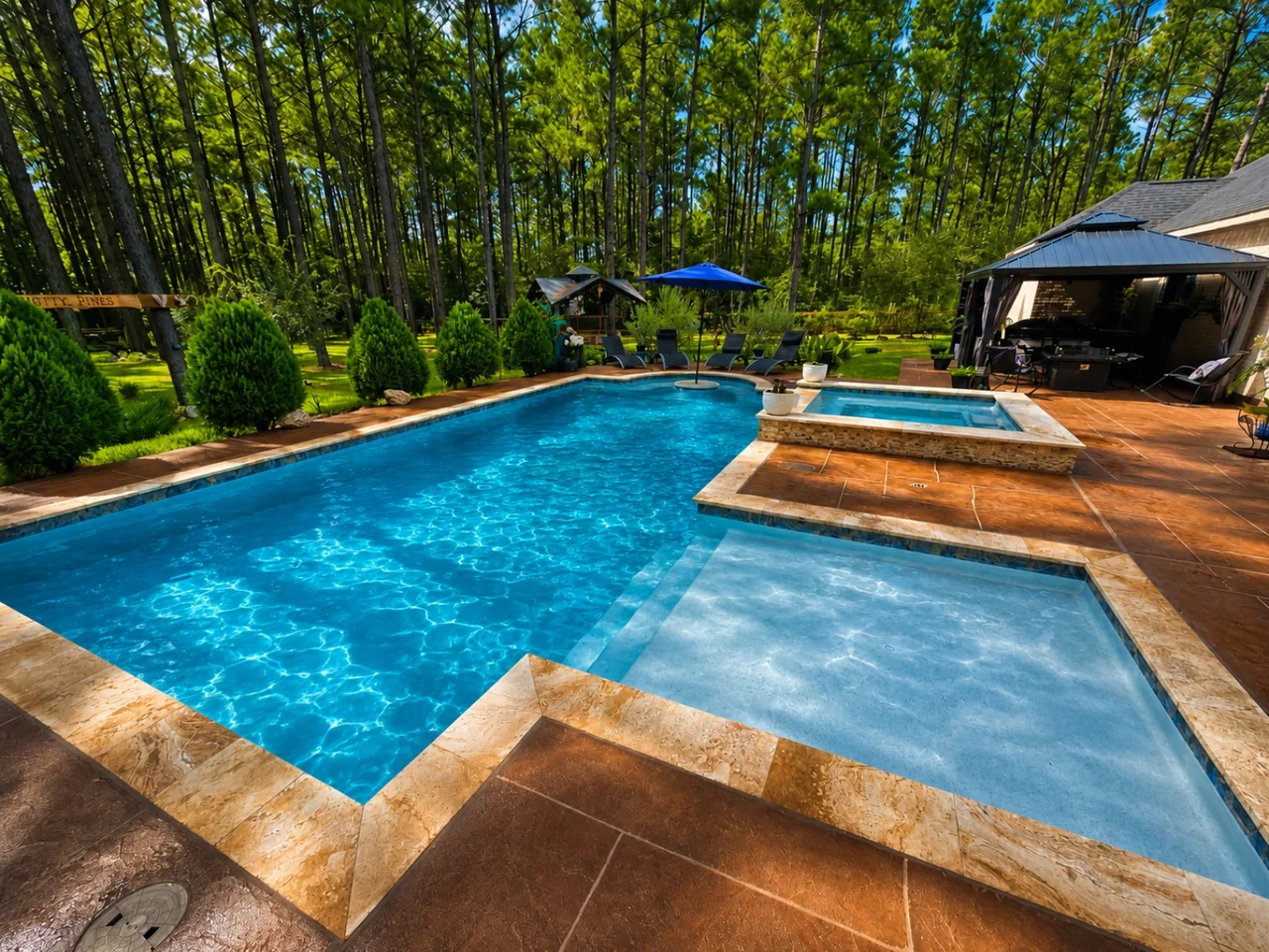 Weekly pool maintenance by Aqua Heart Pools